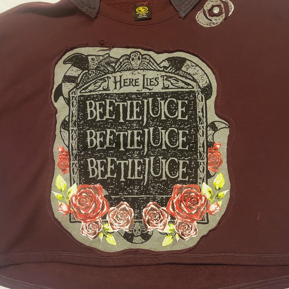 Athletic Works Maroon Graphic Sweater - Picture 15 of 15